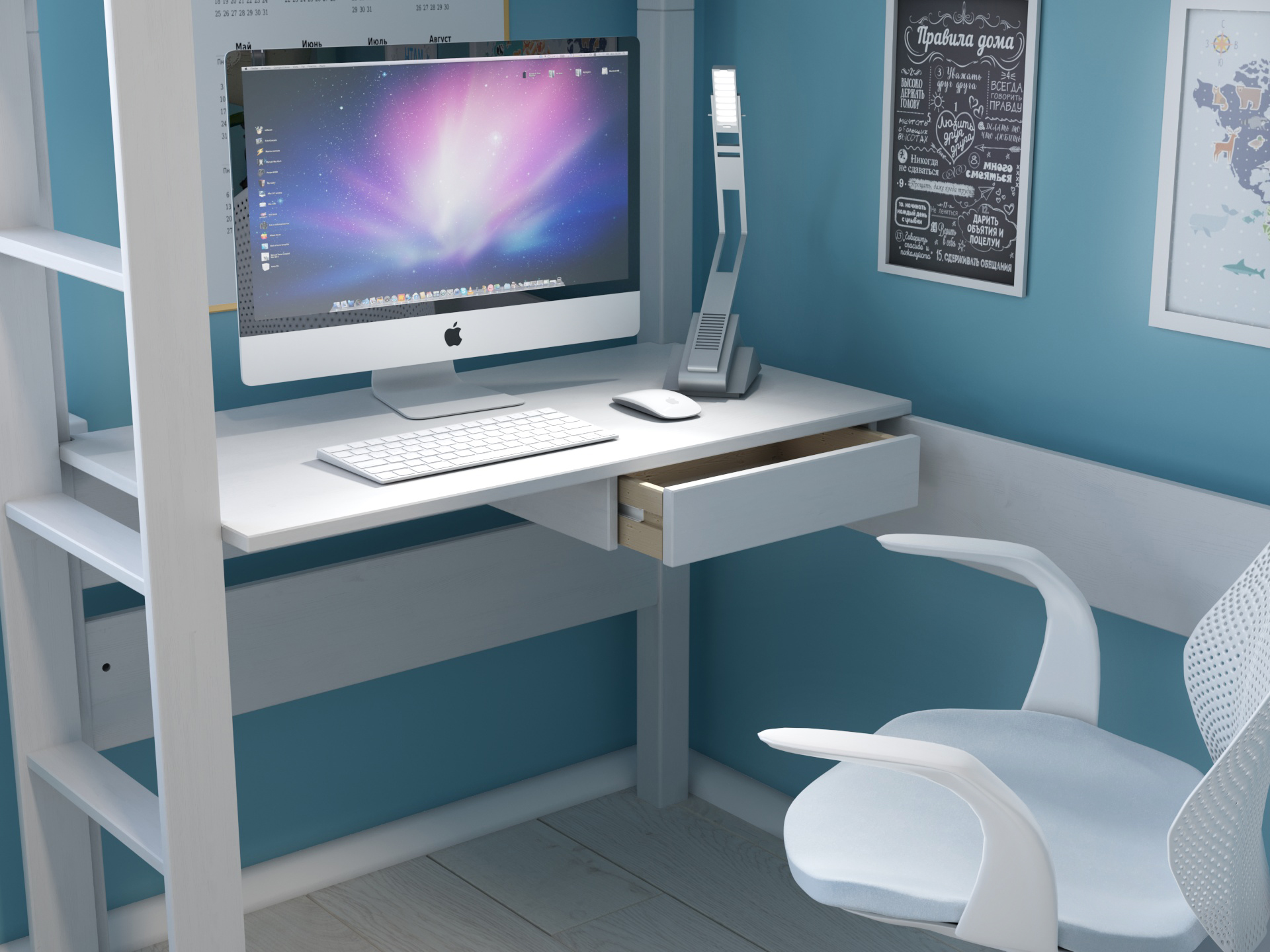 Полка-стол Амелия